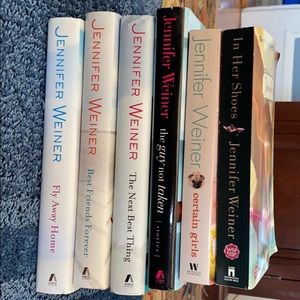 6 Jennifer Wiener books.